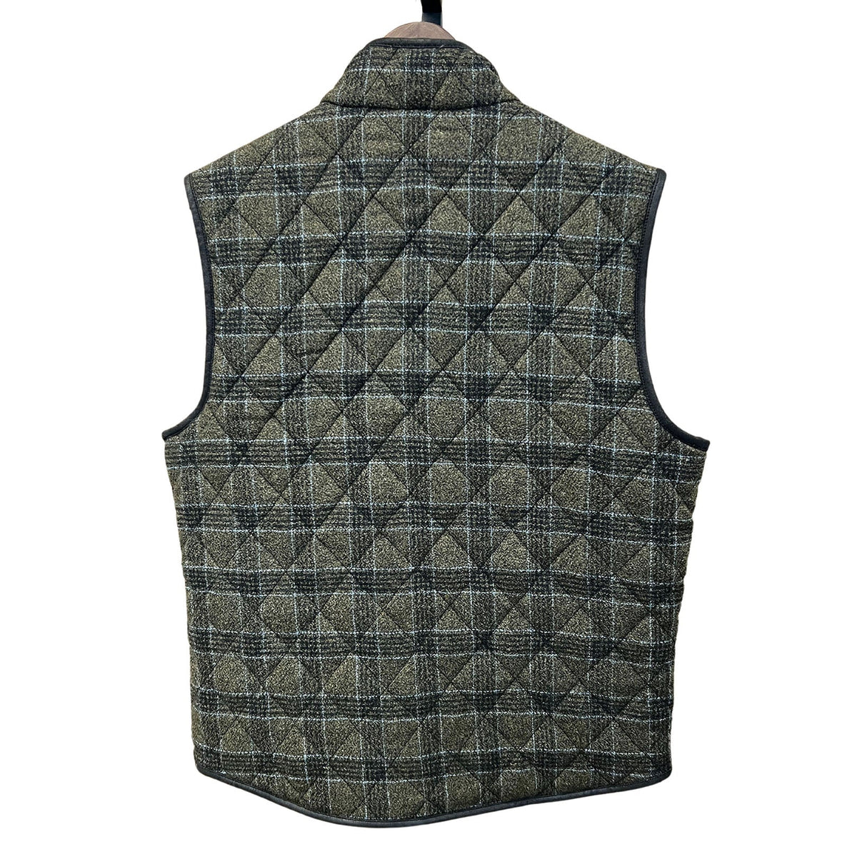 Quilted Wool Hunter Green