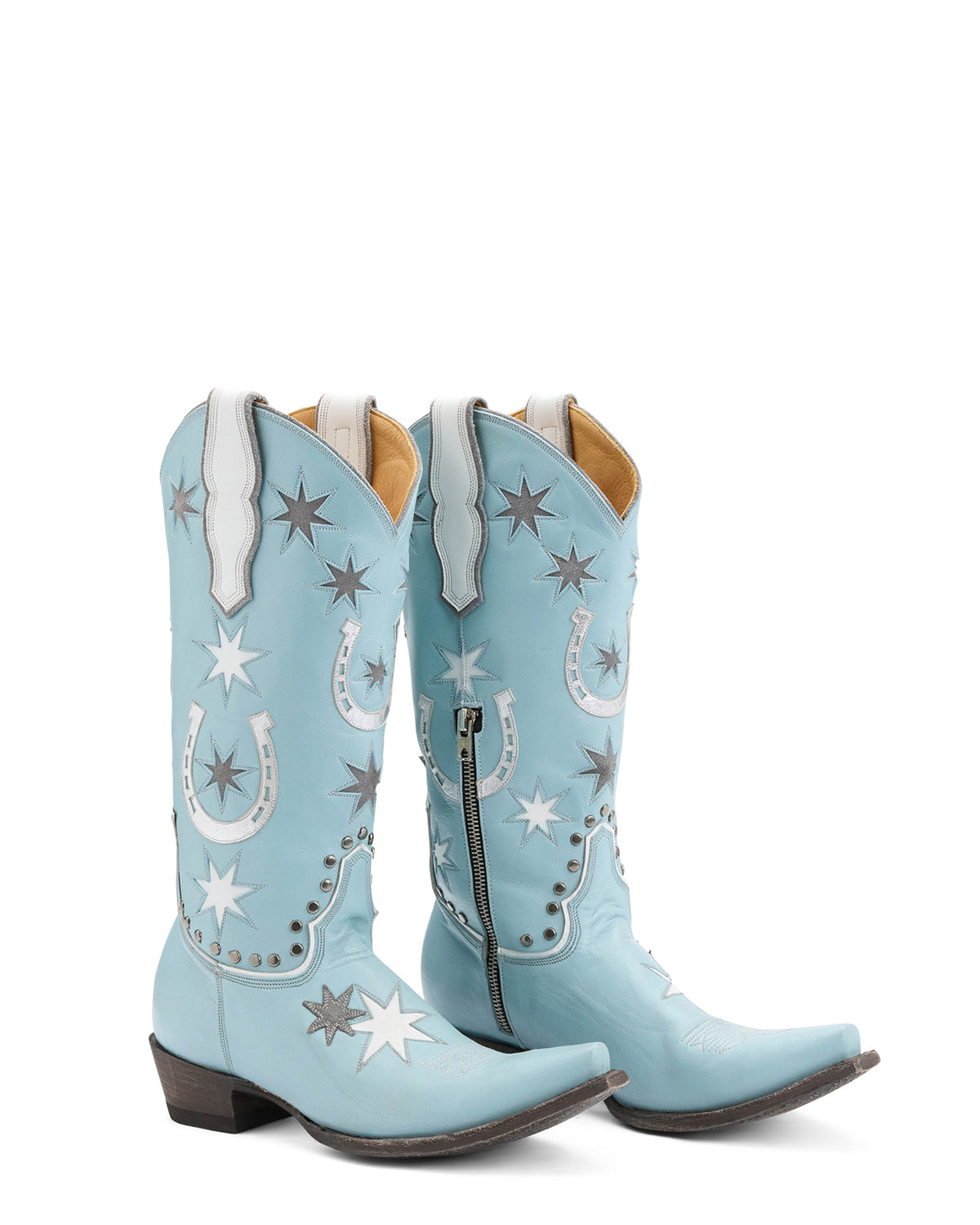 LUCKY STAR BOOT - Blue/Grey