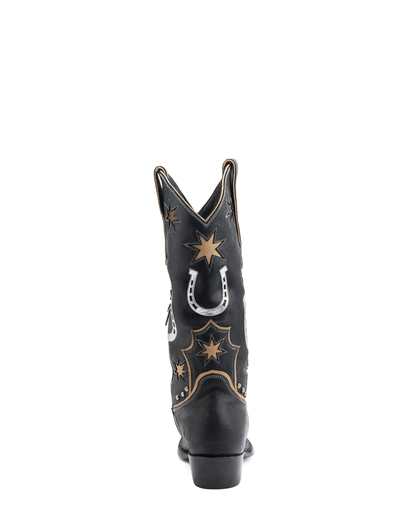 LUCKY STAR BOOT - Black/Bone
