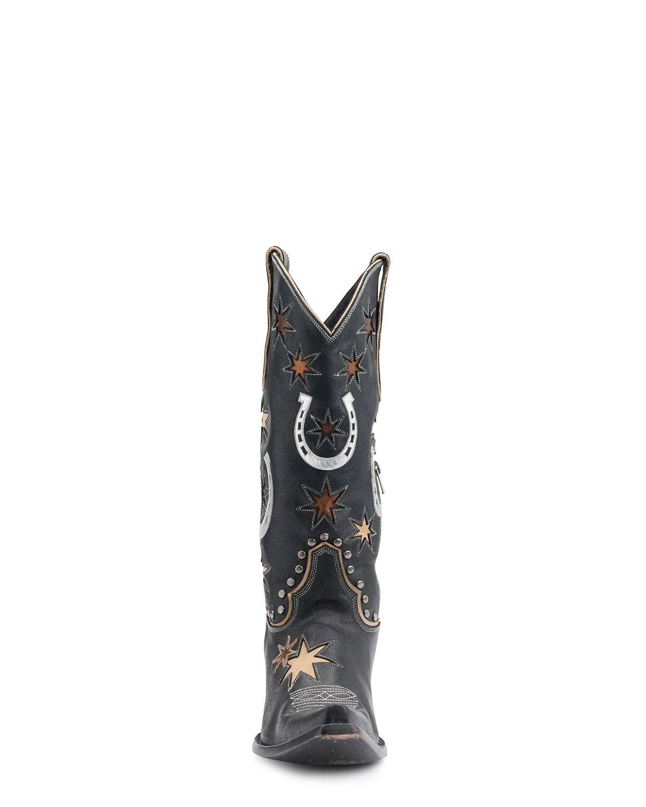 LUCKY STAR BOOT - Black/Bone