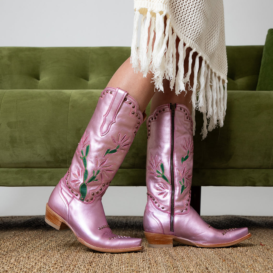 AUSTROCACTUS BOOT - Metallic Pink