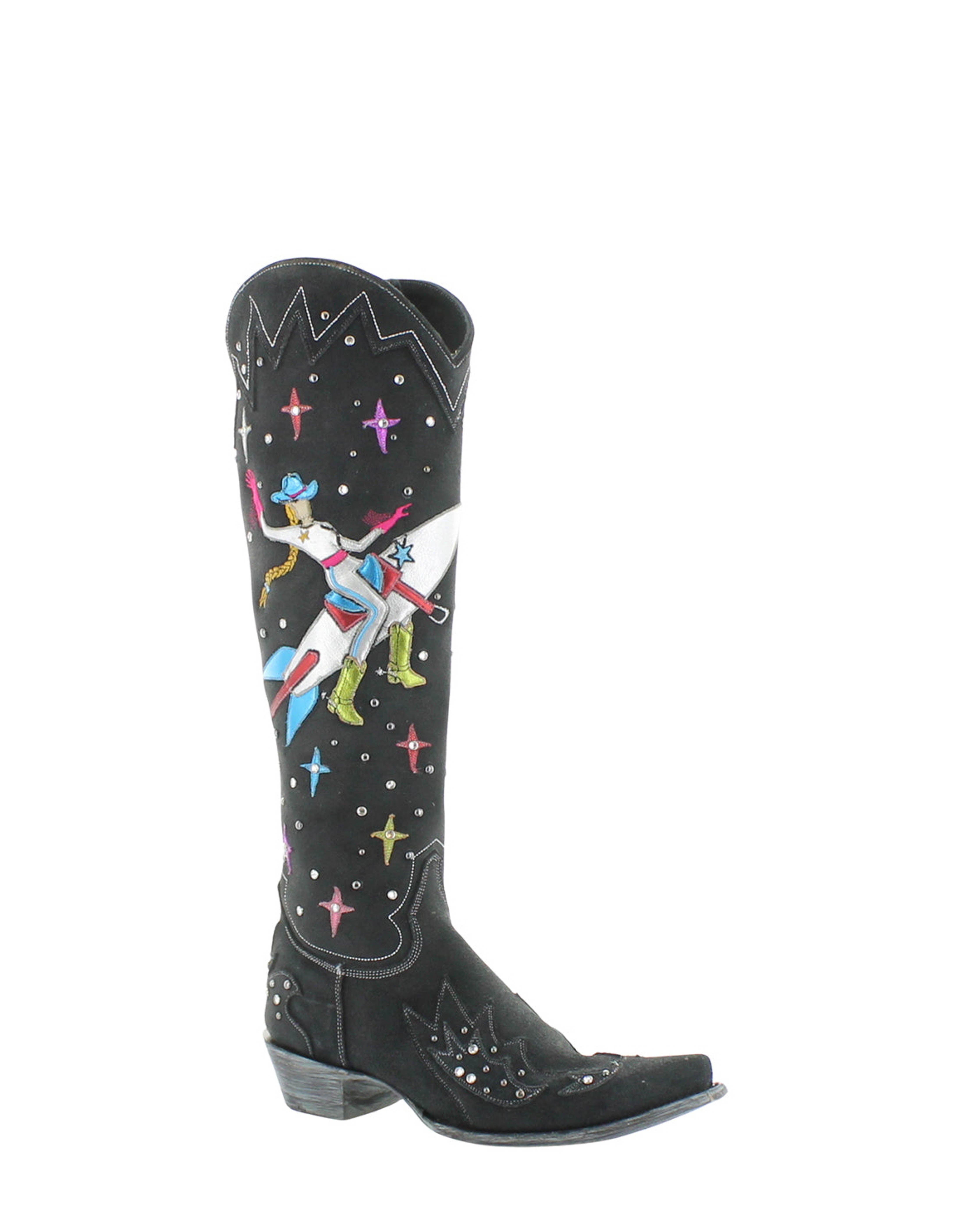CELESTIAL TALL BOOT - Black