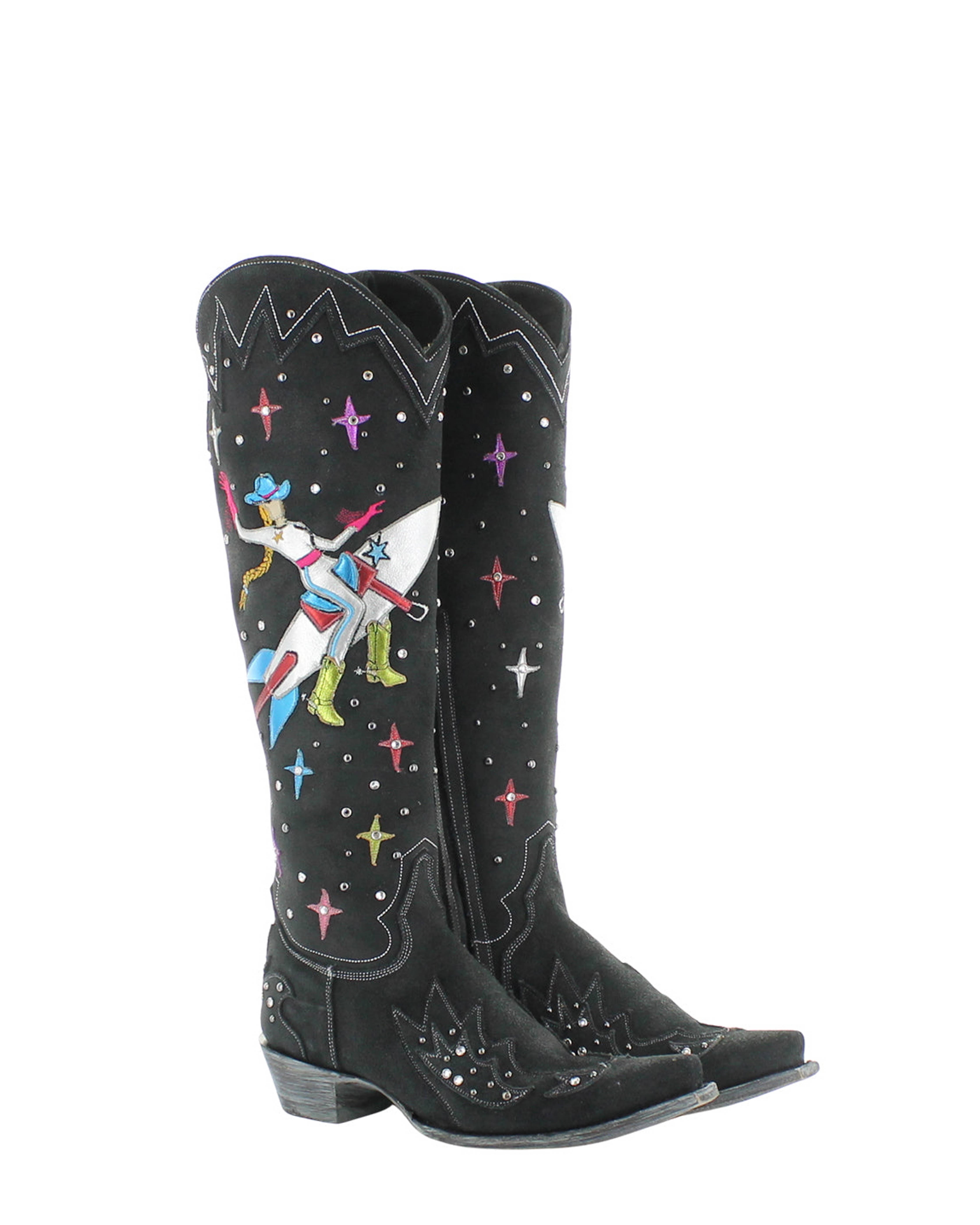 CELESTIAL TALL BOOT - Black