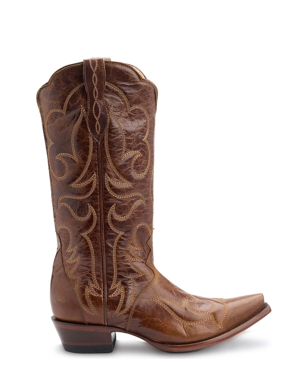 Old Gringo Ida Mid Brass women's 13" cowboy boot, side view