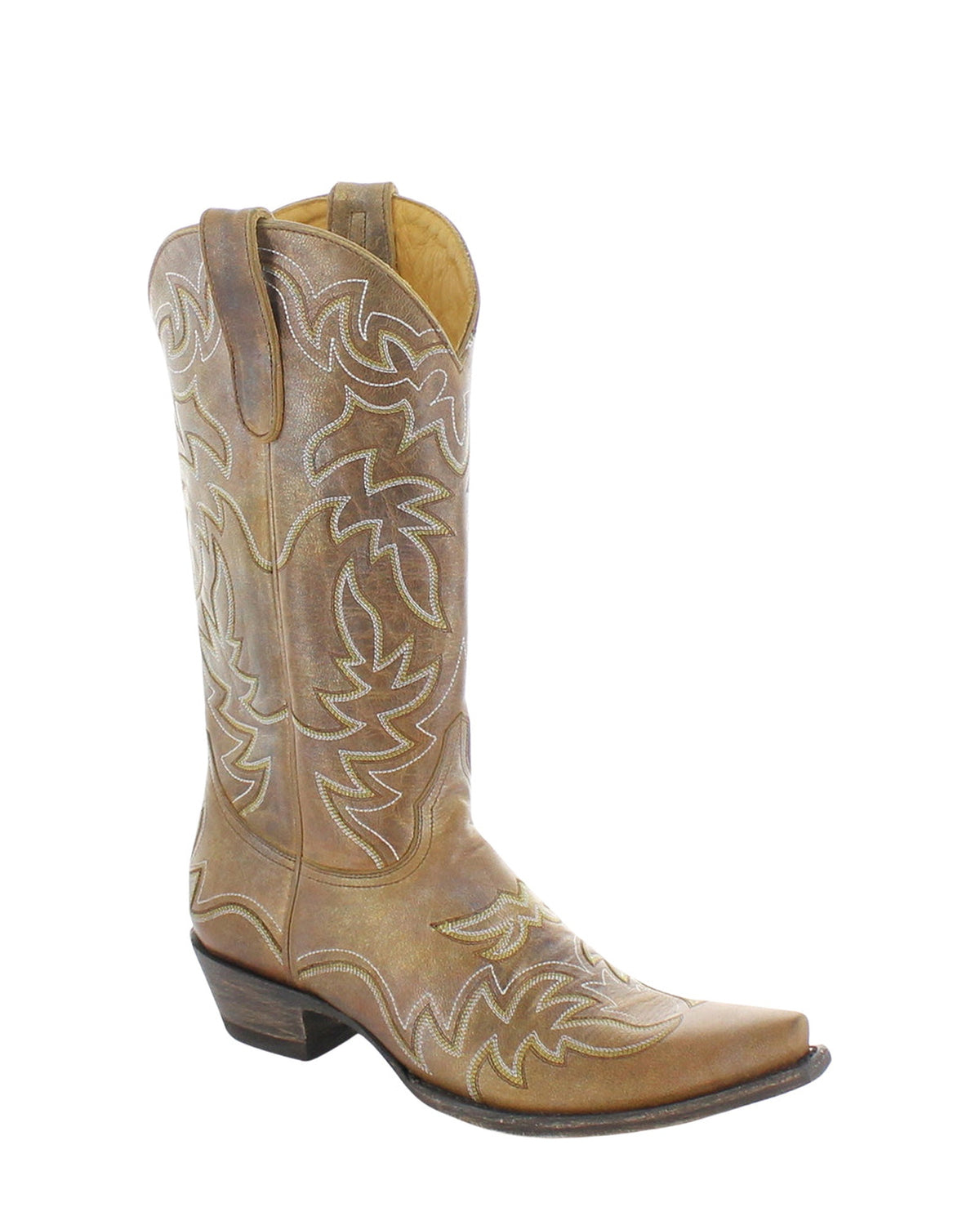 Old Gringo Wilmer L4023 Petrol Pearl women's 13" cowboy boot, side view