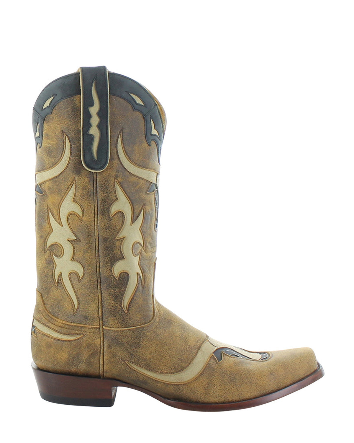 Old Gringo Nostalgia Rust men's 13" cowboy boot, side view