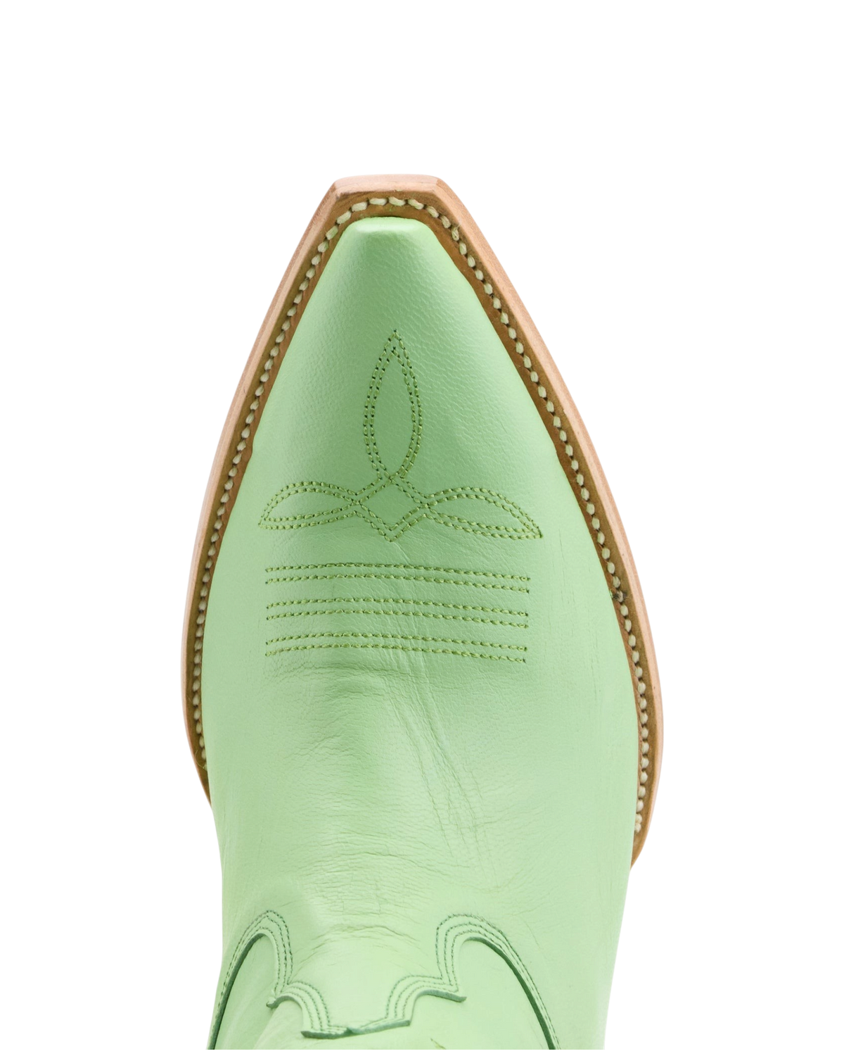 Old Gringo Boots Chili Tall soft mint goat leather western boot with tonal stitching and pointed sintino-4 toe