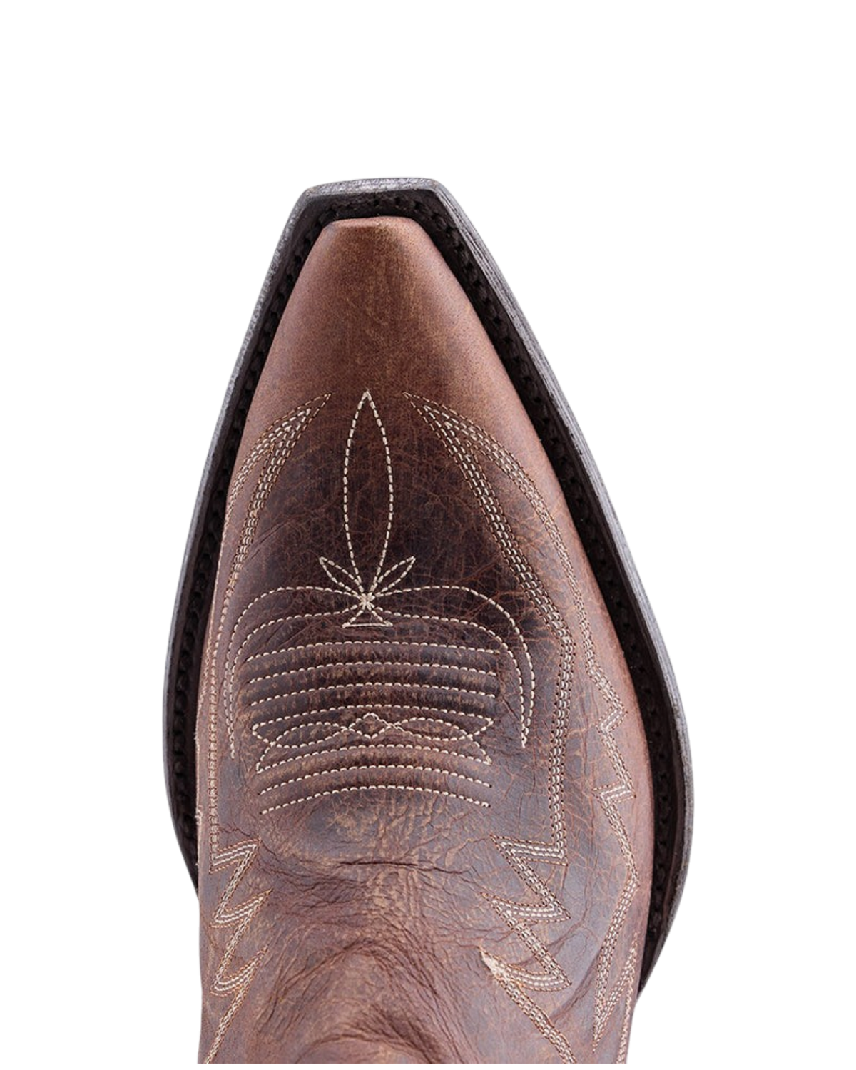 Old Gringo Boots Mayra Bis 18 inch western boot in Vesuvio Brass leather with intricate toe stitching