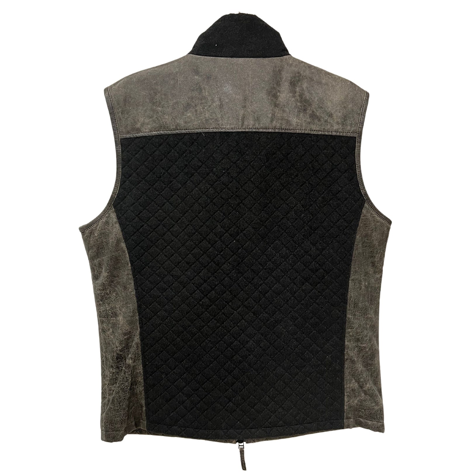 MEN'S QUILTED VEST GREY - MEN'S