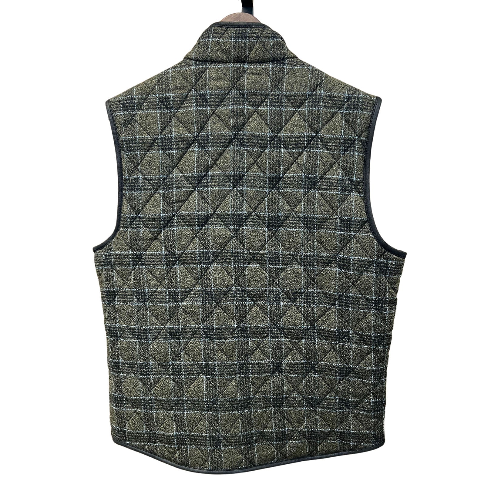 MEN'S QUILTED VEST WOOL - MEN'S