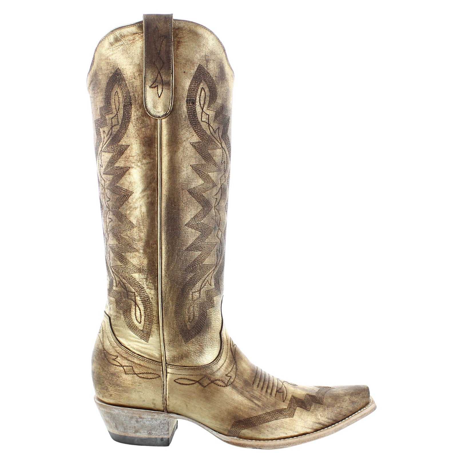 Old Gringo Peyton Cowboy Women s Boots Gold 1 8 B Medium Leather