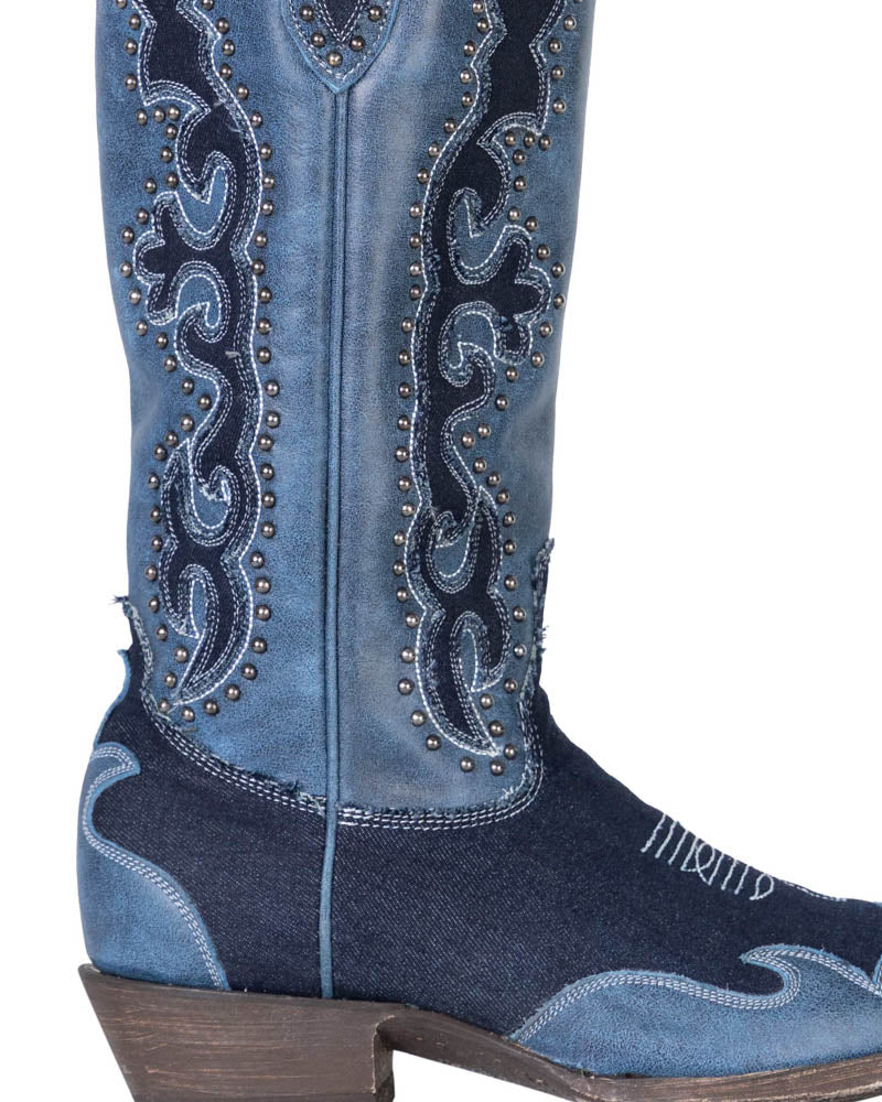 PROMISE BOOT - Blue/Denim
