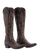Old Gringo Boots Mayra Tall chocolate goat leather western boots with intricate embroidery and a sharp 4Long toe