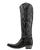 Old Gringo Boots Oaklynn Tall black leather western boots with flame embroidery and crystal accents, side view