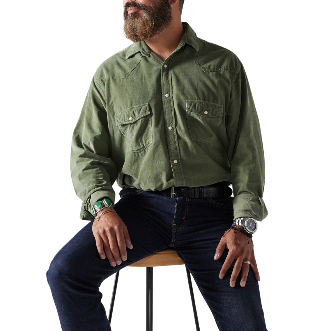 Men's Cordroy Green