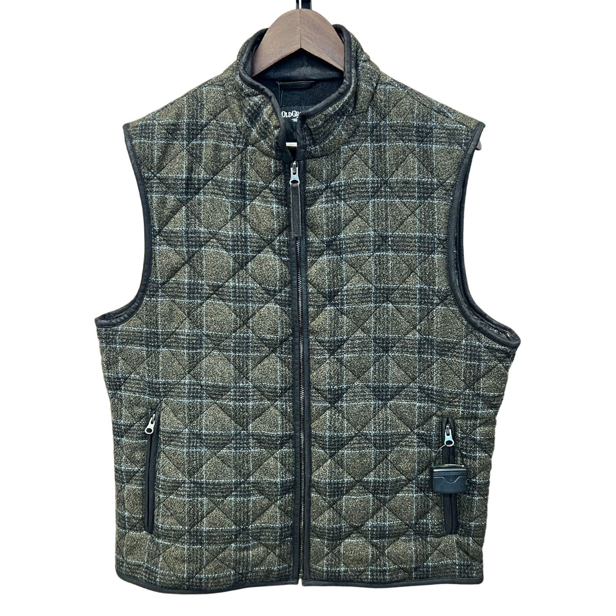 Quilted Wool Hunter Green