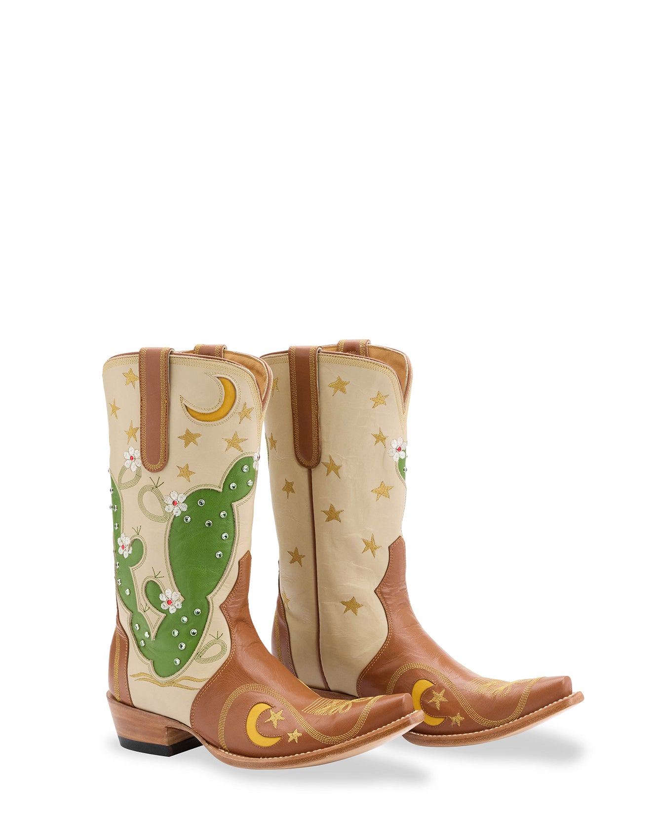 JEWELED PRICKLY PEAR - Cognac/Yellow