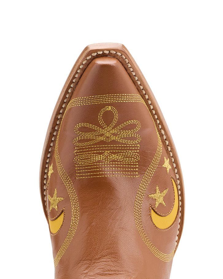 JEWELED PRICKLY PEAR - Cognac/Yellow