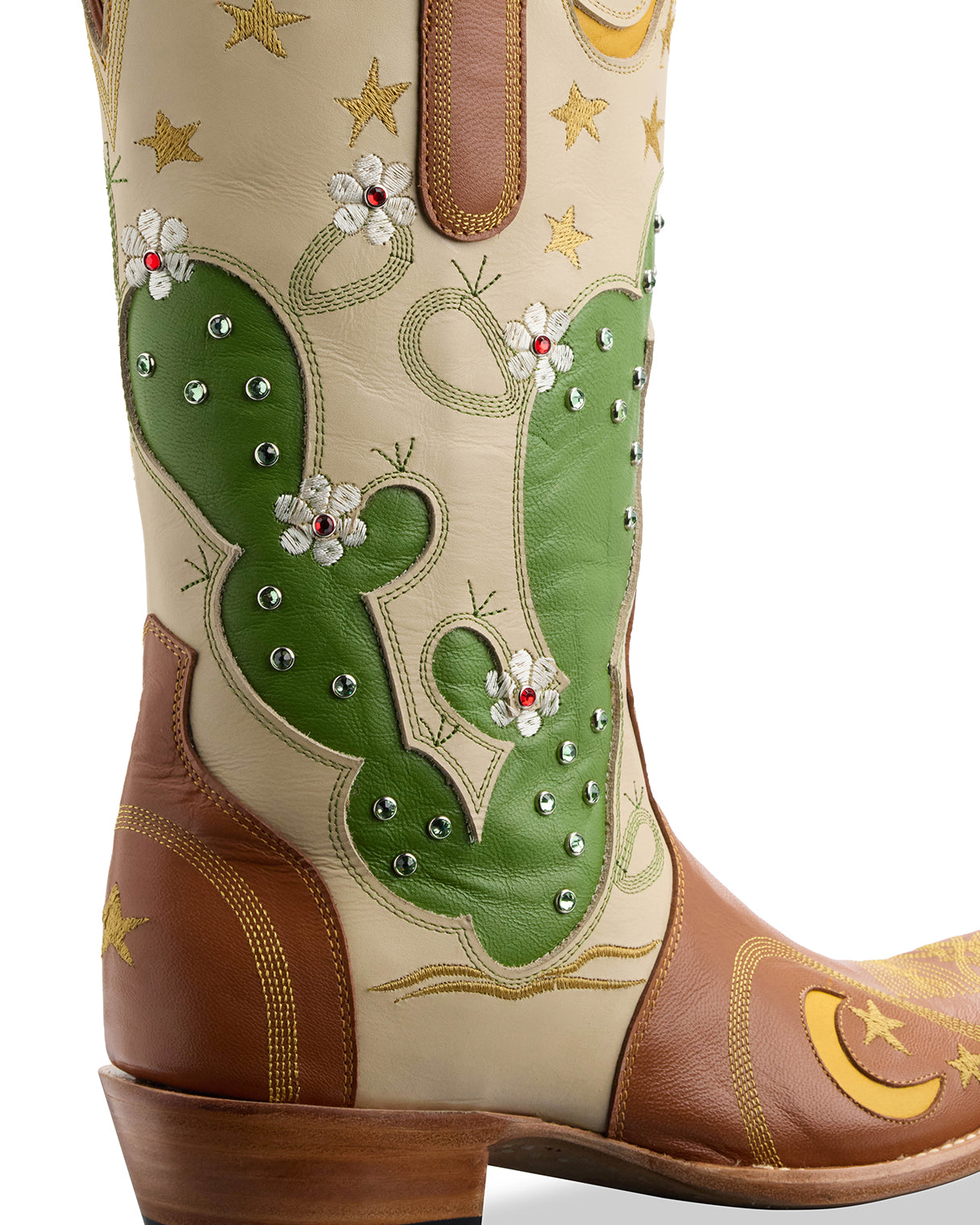 JEWELED PRICKLY PEAR - Cognac/Yellow