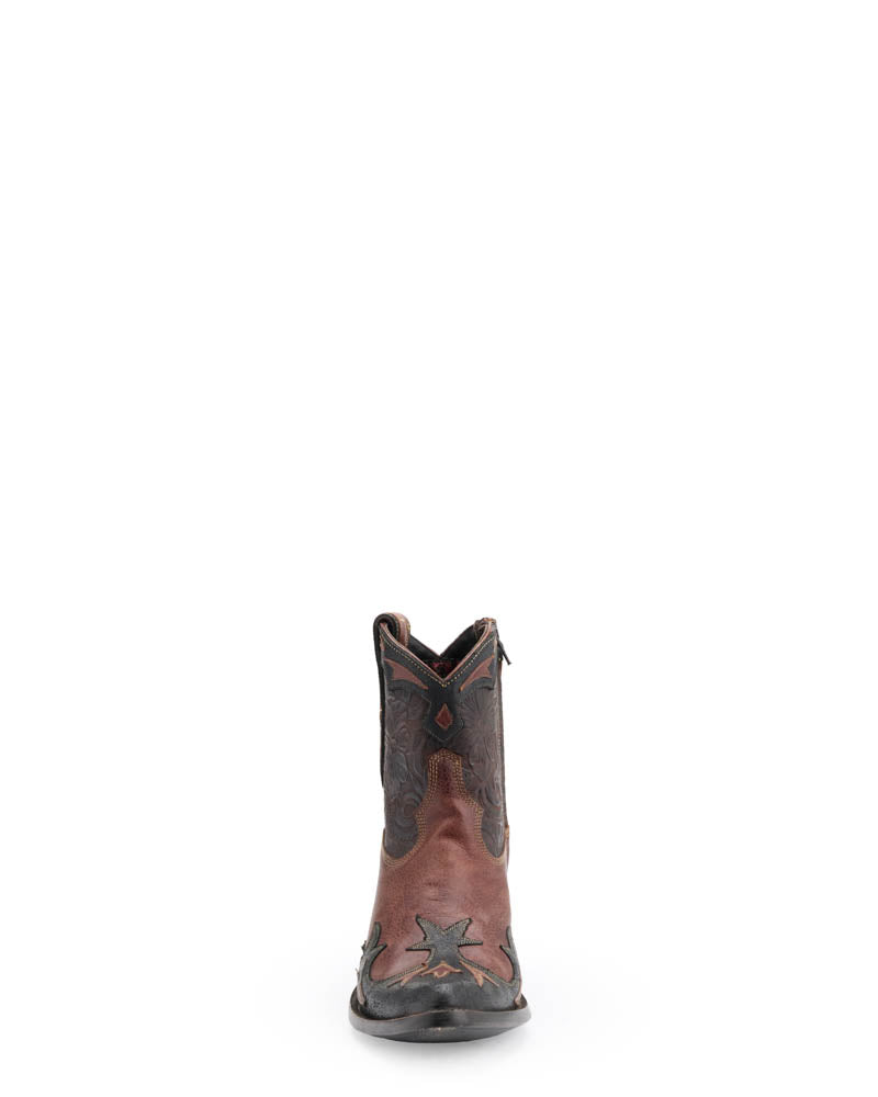 GIANT BOOT - Cognac/Black