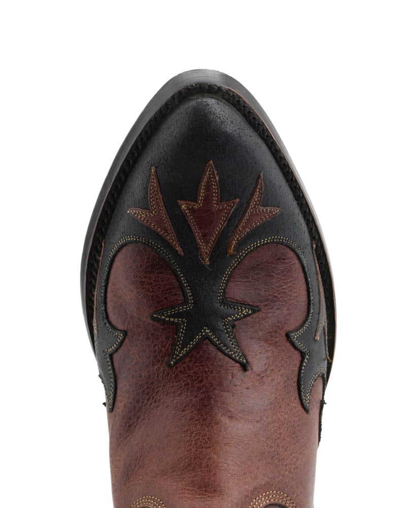 GIANT BOOT - Cognac/Black