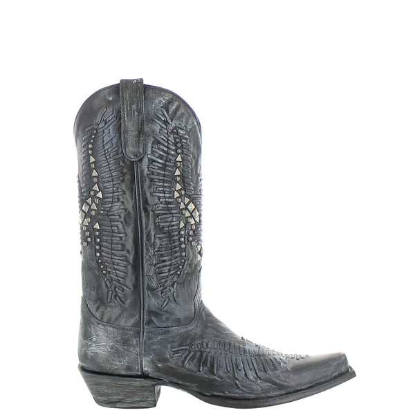 Old Gringo | Men’s Nevada Black Crackle 13” Cowboy Boots Size 11D m_6962d07afe4c68e7c6b0bc5f.jpg main image 3