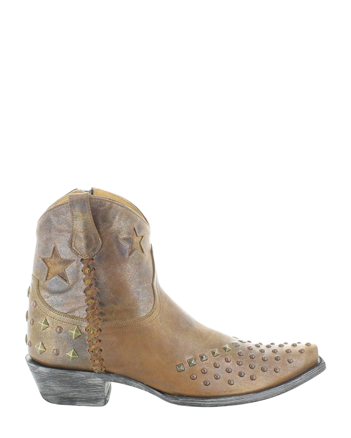 Old Gringo Lucena Nut women's 7" cowboy boot, side view