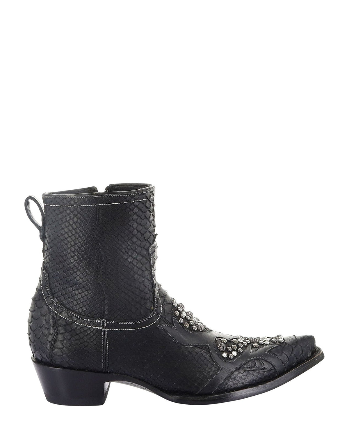 Old Gringo Blue Chip Investor 7" Black women's cowboy boot, side view