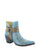 Old Gringo Super Stud Petrol Blue women's 5" cowboy boot, side view