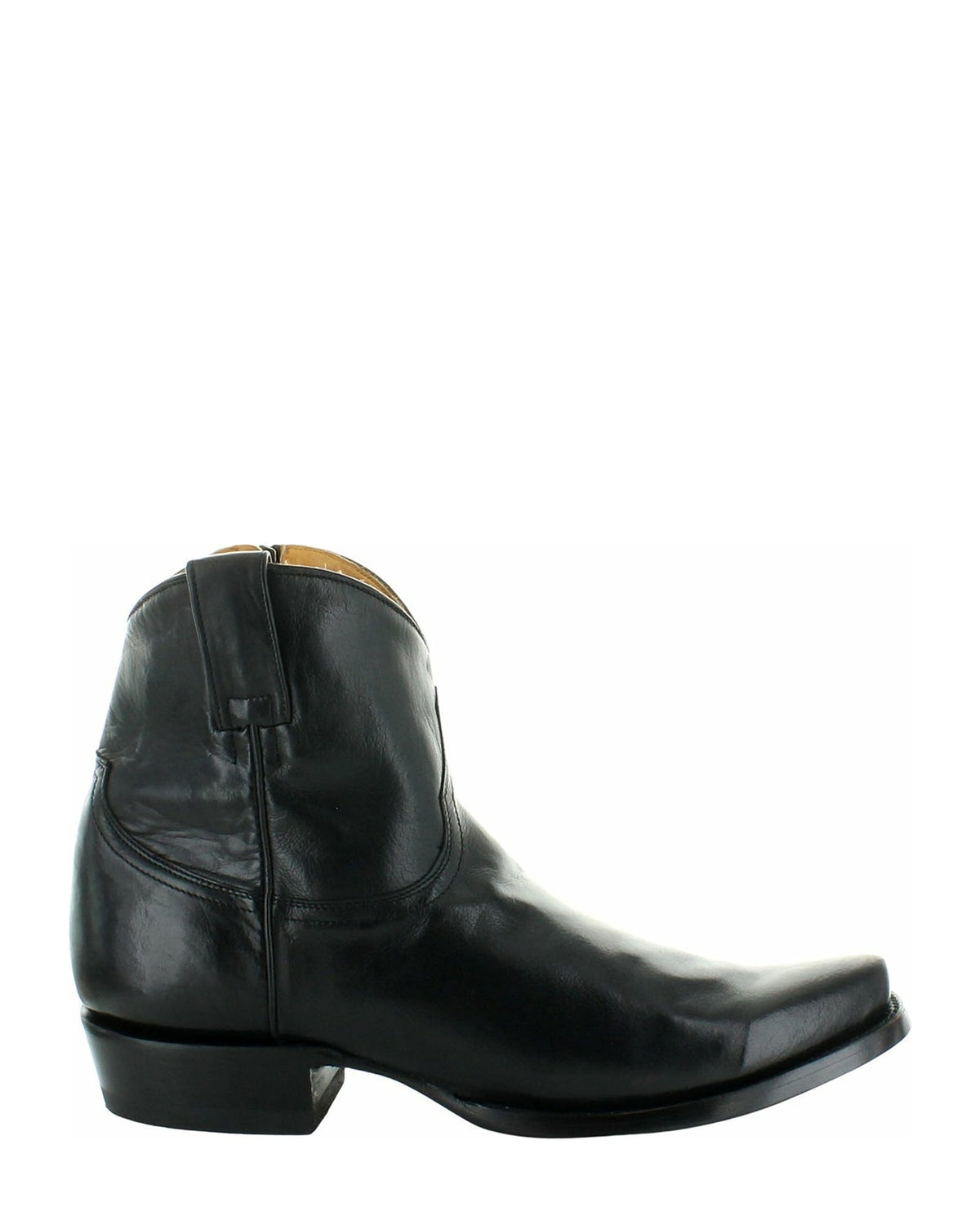 Old Gringo Jacob 7" Black men's cowboy boot, side view