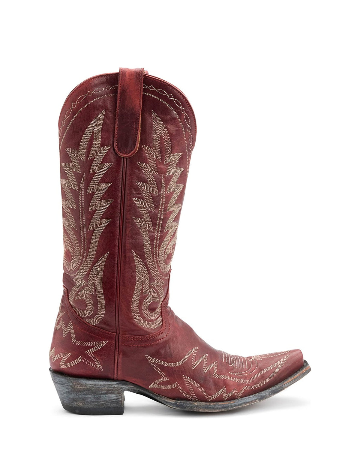 Old Gringo Nevada 1 Vesuvio Red women's 13" cowboy boot, side view