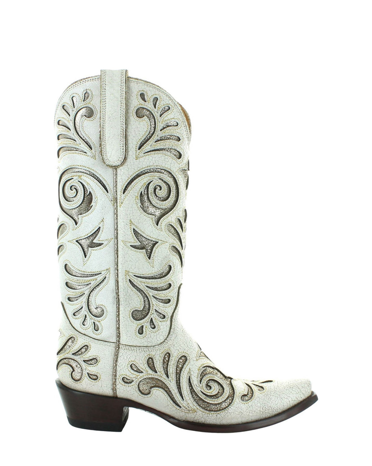 Old Gringo Vikie 13" Taupe women's cowboy boot, side view