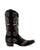 Old Gringo Alltar Silver/Black women's 12" cowboy boot, side view