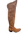 Old Gringo La Patrona Suede Brown women's 24" cowboy boot, side view