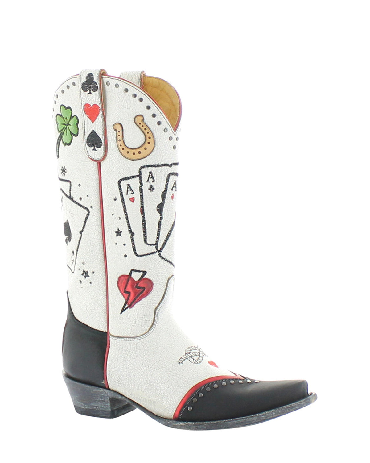 Old Gringo Games Mid Taupe women's 13" cowboy boot, side view