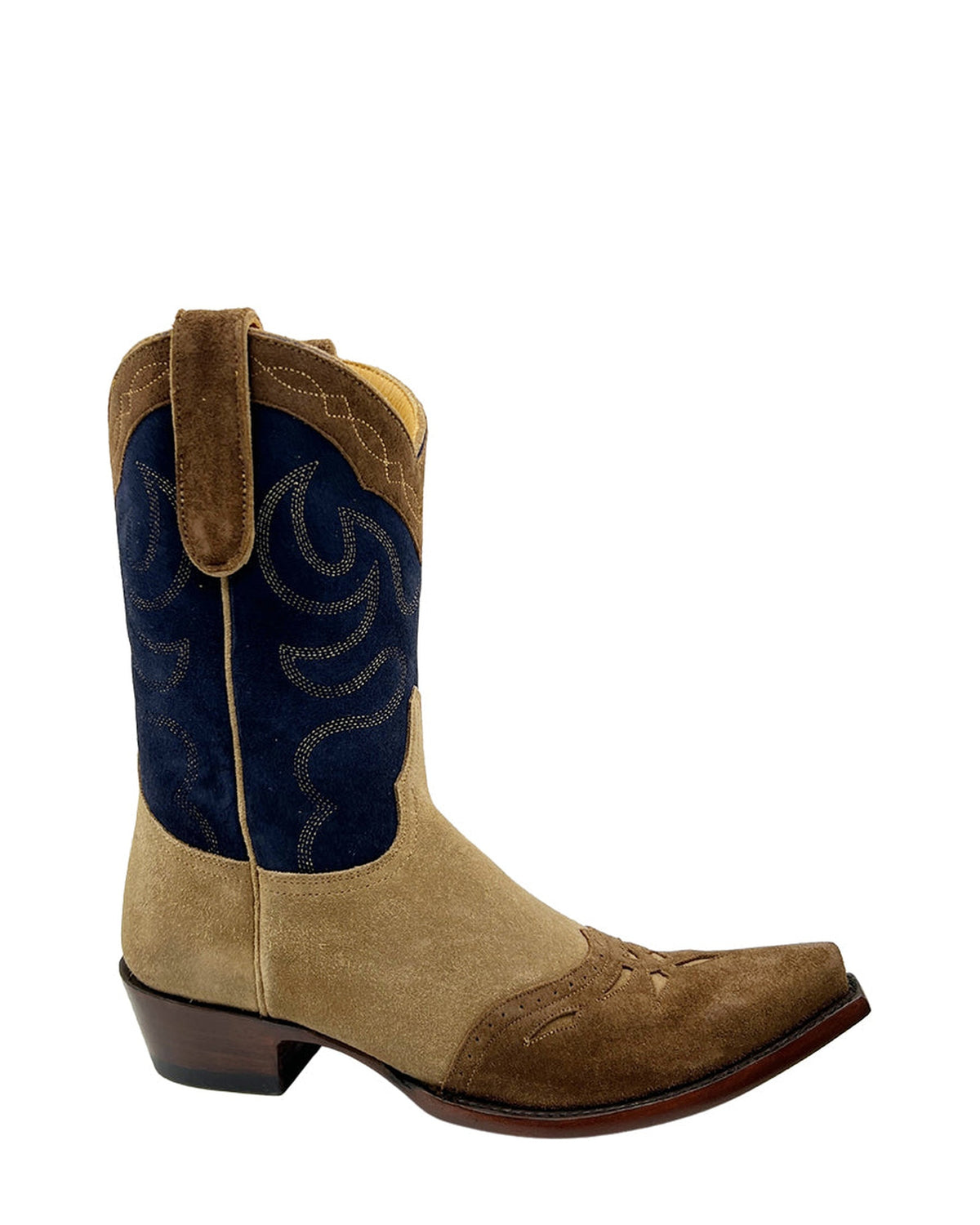 Old Gringo Classic Ride Taupe/Cinnamon women's 10" cowboy boot, side view