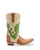 Old Gringo Jeweled Prickly Pear Cognac/Yellow women's 10" cowboy boot, side view