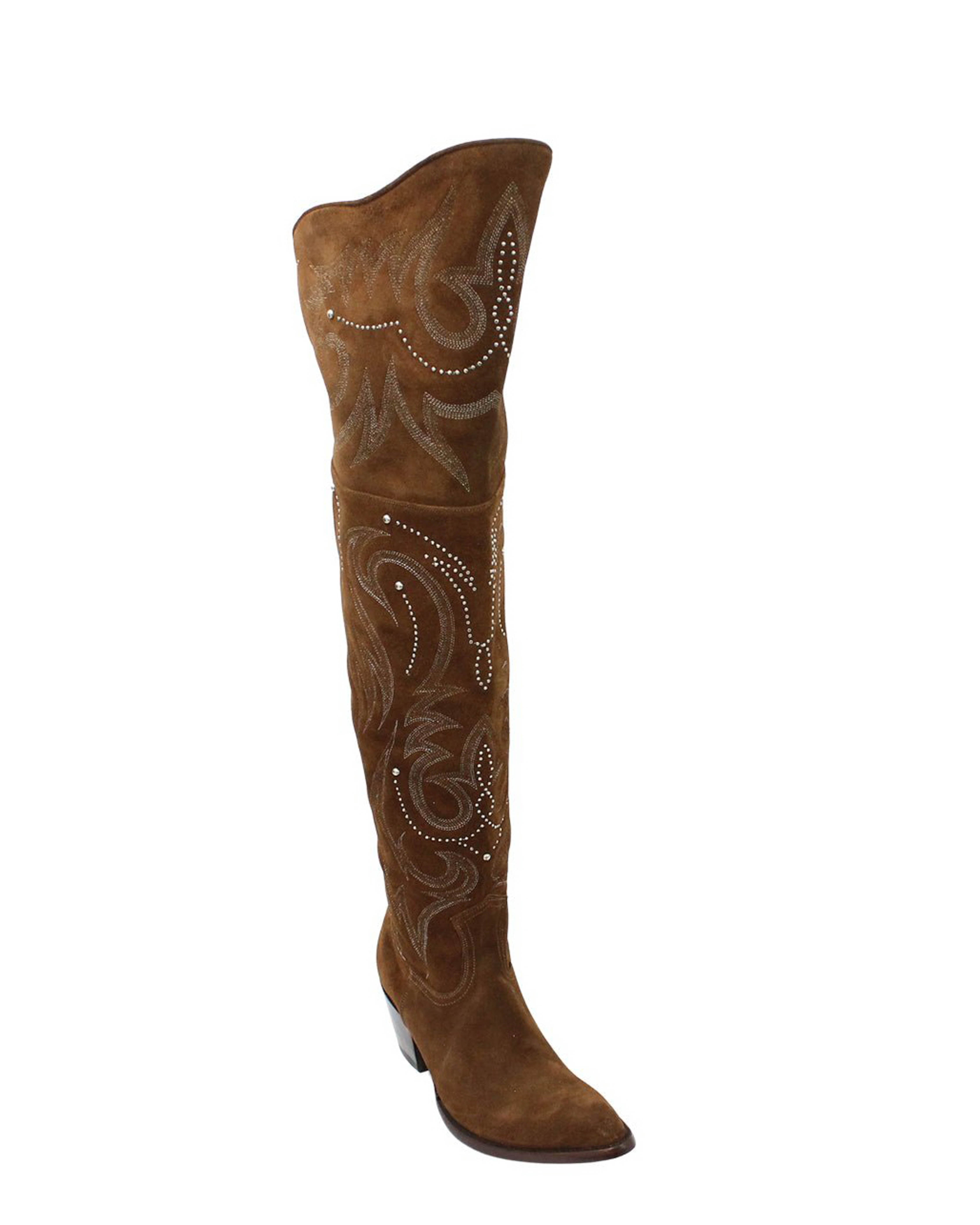 LA PATRONA - Suede Brown