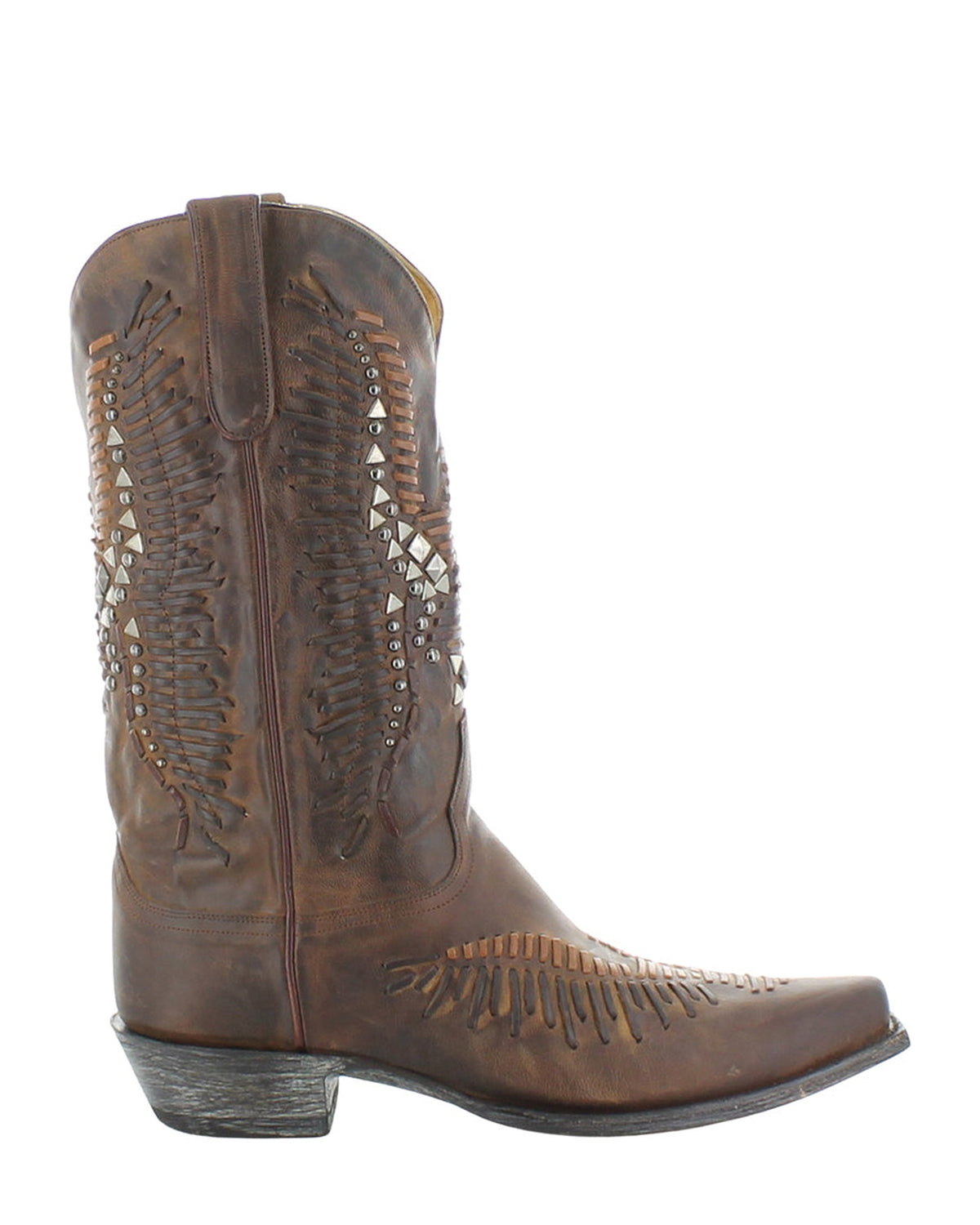 Old Gringo Harper M2971 Rust men's 13" cowboy boot, side view