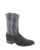 Old Gringo Rhome II Suede Black/Ash men's 10" cowboy boot, side view