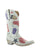 Old Gringo Cowtown Crackled Taupe women's 12" cowboy boot, side view