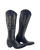 Old Gringo Boots Mayra collar tall black leather western boots with intricate silver embroidery and side zippers
