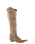 Old Gringo Boots Mayra Mid beige leather western cowgirl boot with intricate shaft stitching and pointed toe