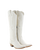 Old Gringo Boots Mayra Mid cowhide leather western boots in bone white with intricate stitching and side zipper