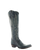 Old Gringo Boots Mayra Mid dark jade green goat leather cowboy boot with intricate embroidery and 4Long toe