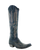 Old Gringo Boots Mayra Bis tall navy blue cowhide leather western boots with intricate embroidery and long toe