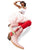 Old Gringo Boots Cherry Short pink cowhide leather western boots with red contrast stitching and cherry charm detail