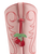 Old Gringo Boots Cherry pink cowhide leather western boot with red contrast stitching and a hanging cherry charm