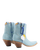 Old Gringo Boots sky blue goat leather western boots with intricate stitching and a sun and cloud charm