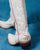 Old Gringo Boots Cherry Cherry white goat leather cowboy boots with red cherry embroidery and red piping detail
